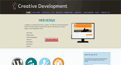 Desktop Screenshot of creativedevelopment.com.au